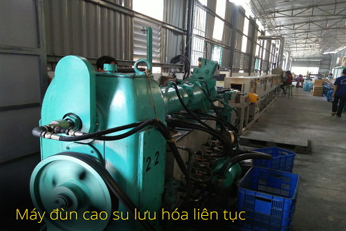 Máy  Đùn Cao Su Lưu Hóa Liên Tục