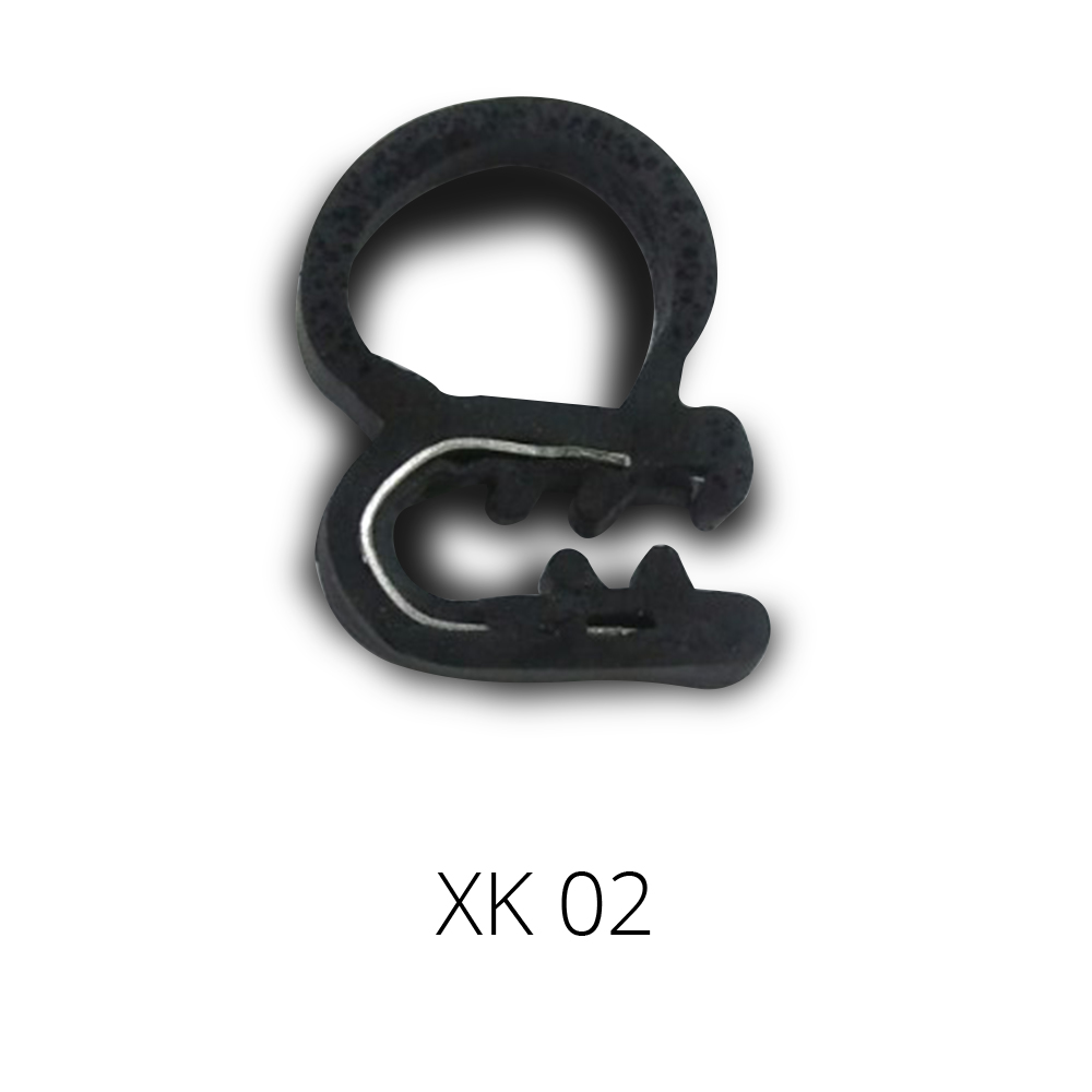 Ron ống cửa xốp cao su bọc kẽm XK 02